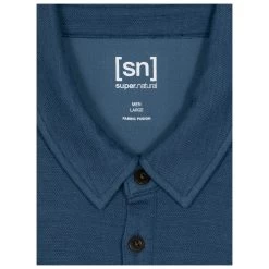 Super.natural - Wenger Polo - Polo Shirt -Outdoor sportswear supernatural wenger polo polo shirt detail 3